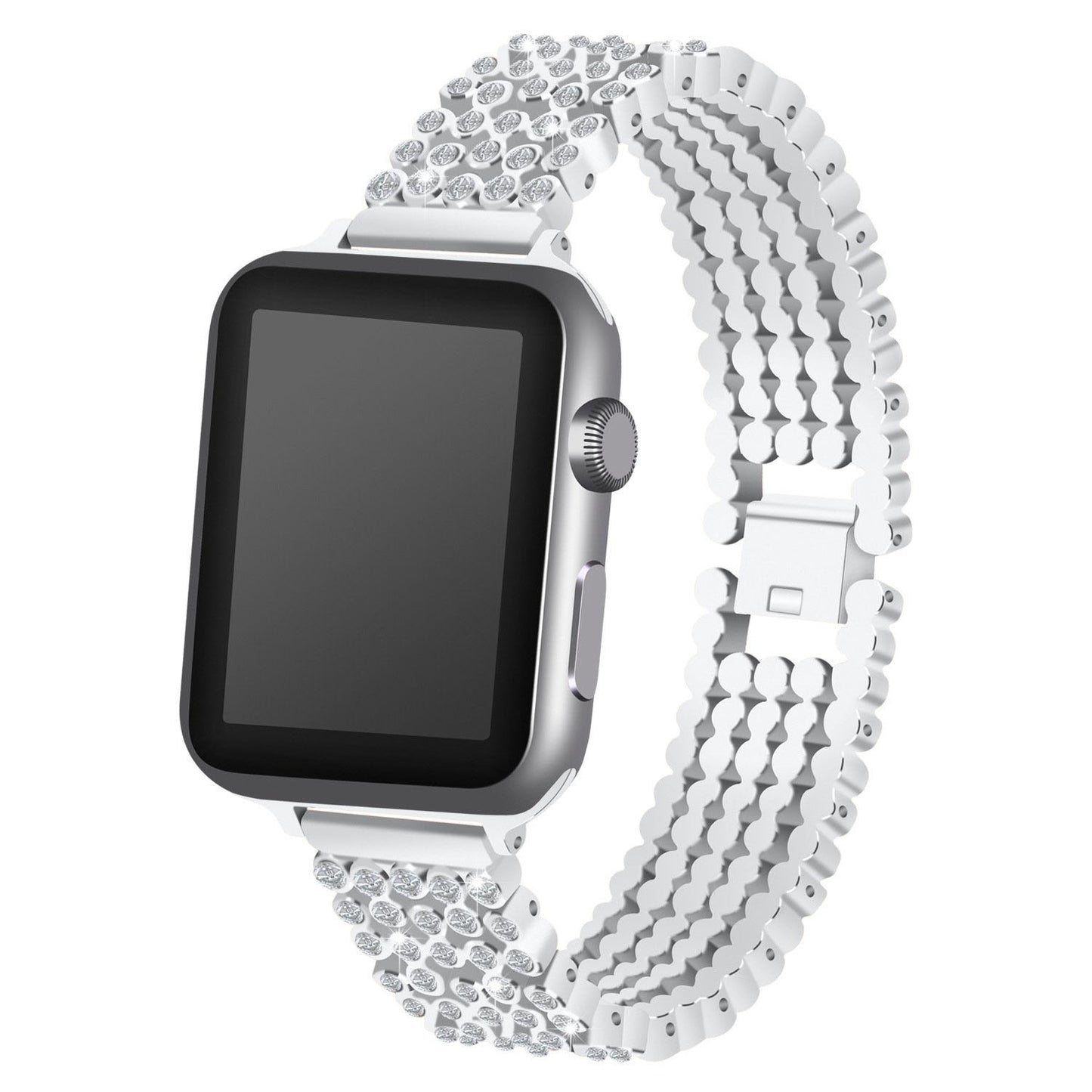 Rhinestone Alloy Bracelet for Apple Watch