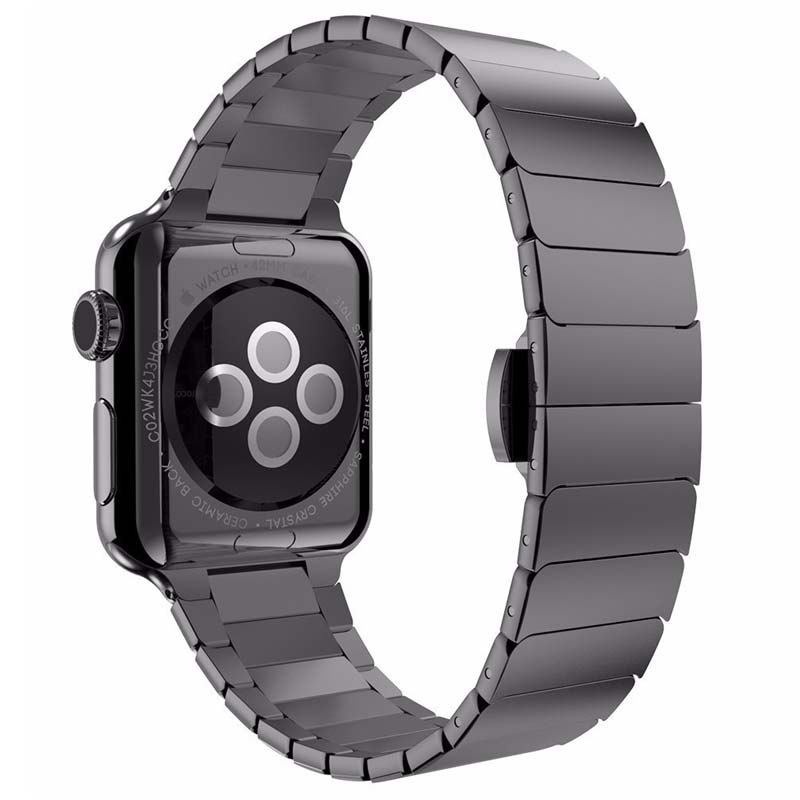 Stainless Steel Metal Link Bracelet for Apple Watch