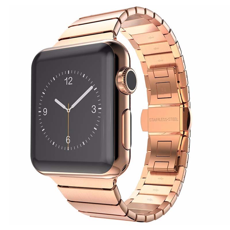 Stainless Steel Metal Link Bracelet for Apple Watch