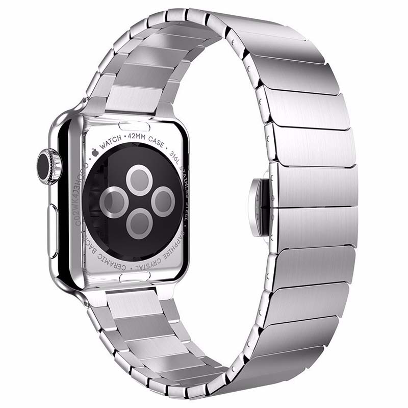 Stainless Steel Metal Link Bracelet for Apple Watch