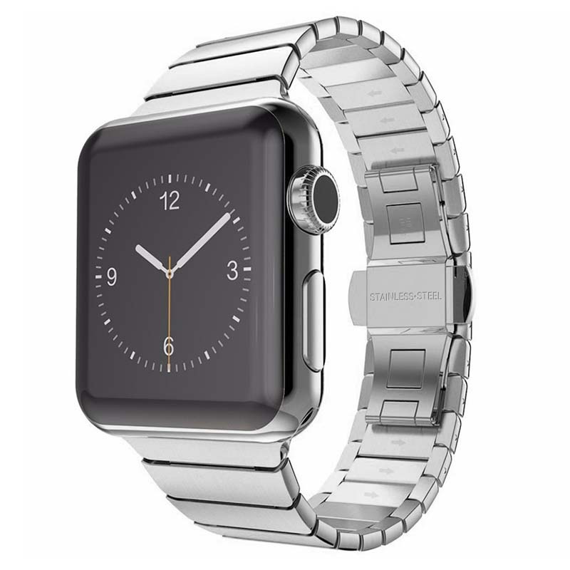 Stainless Steel Metal Link Bracelet for Apple Watch