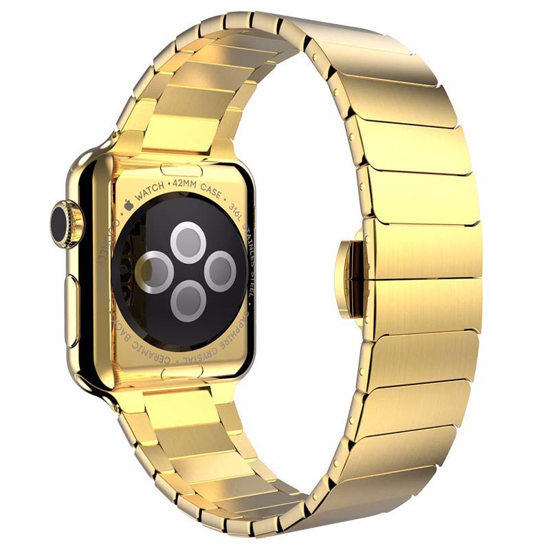 Stainless Steel Metal Link Bracelet for Apple Watch