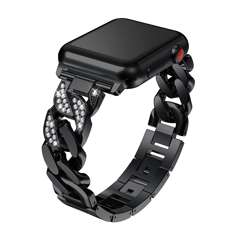 Alloy Link Band with Rhinestones for Apple Watch