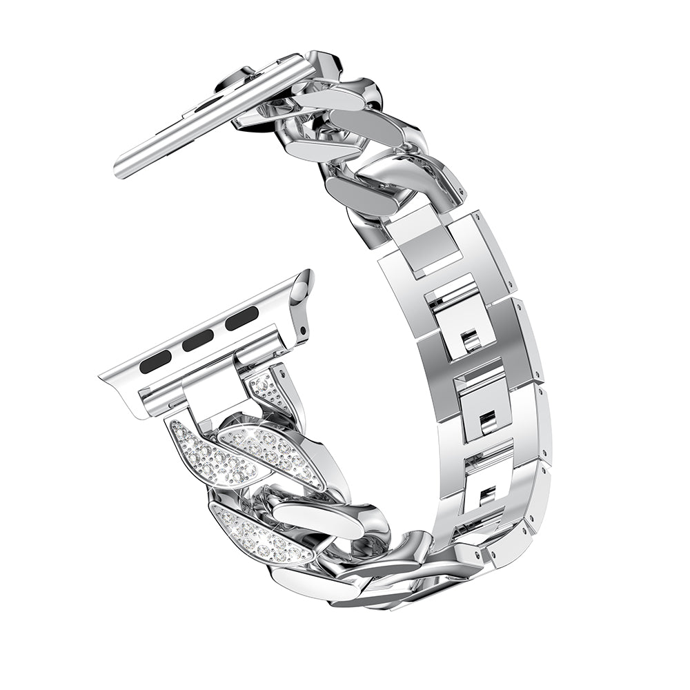 Alloy Link Band with Rhinestones for Apple Watch