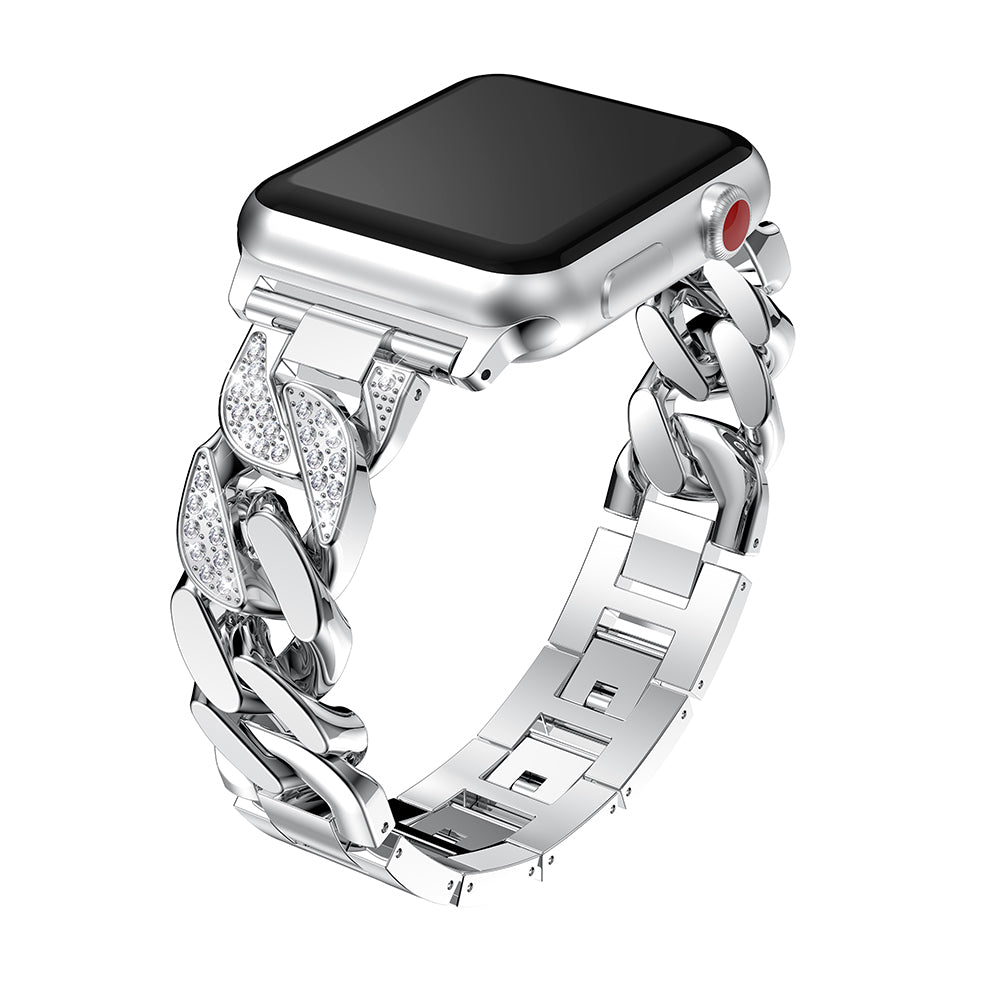 Alloy Link Band with Rhinestones for Apple Watch