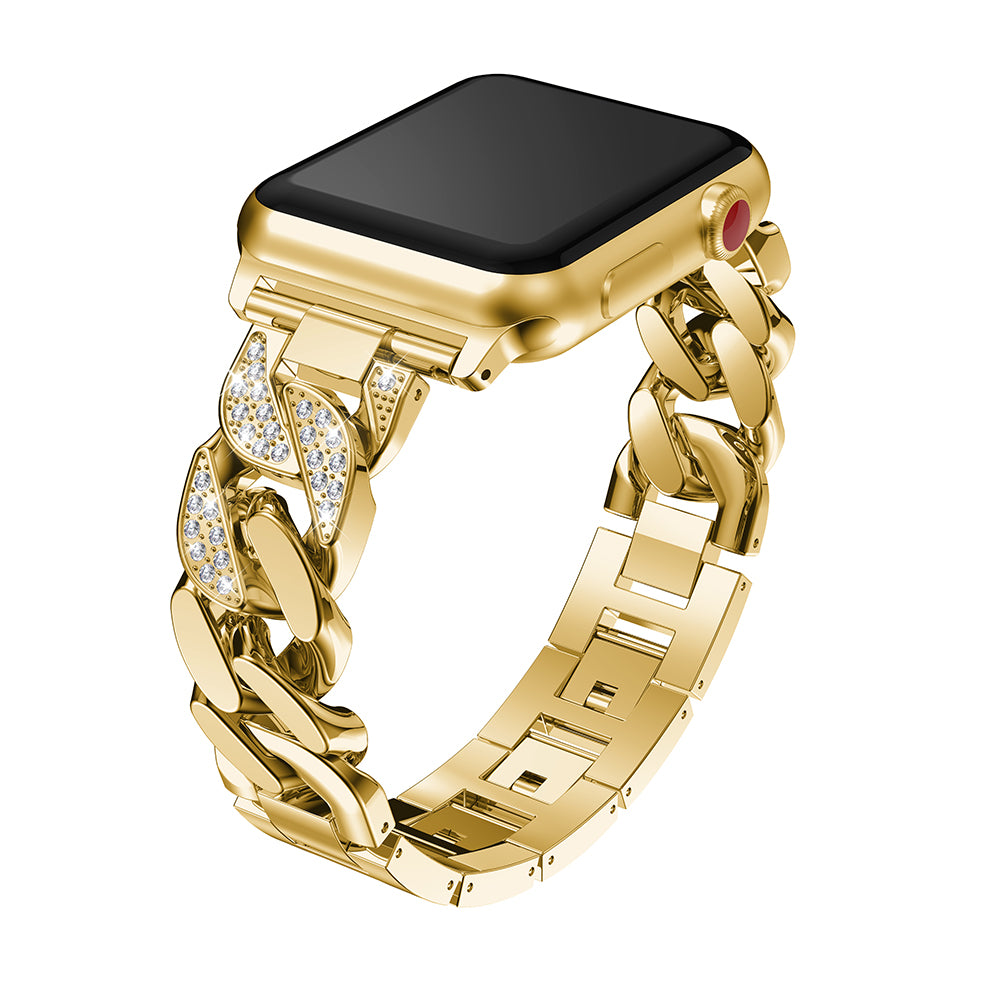 Alloy Link Band with Rhinestones for Apple Watch