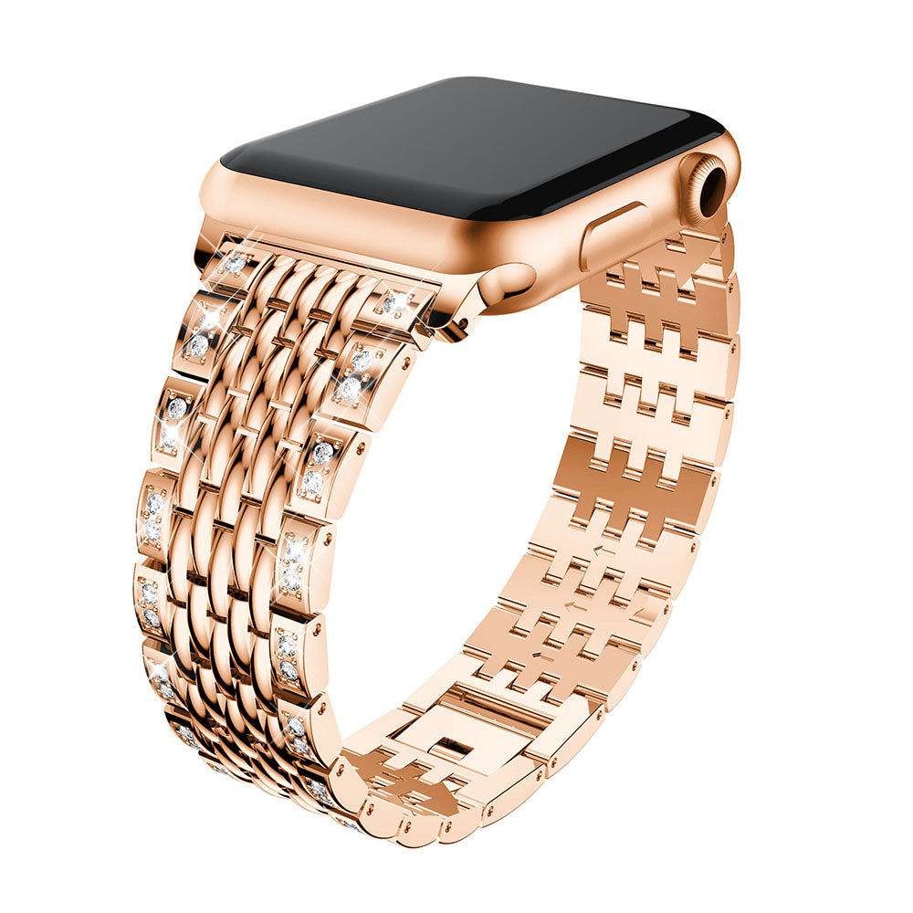 Alloy Metal Strap with Rhinestones for Apple Watch
