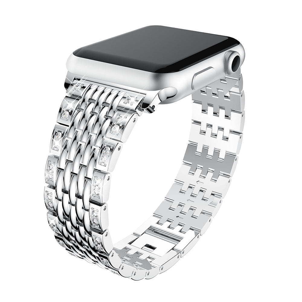 Alloy Metal Strap with Rhinestones for Apple Watch