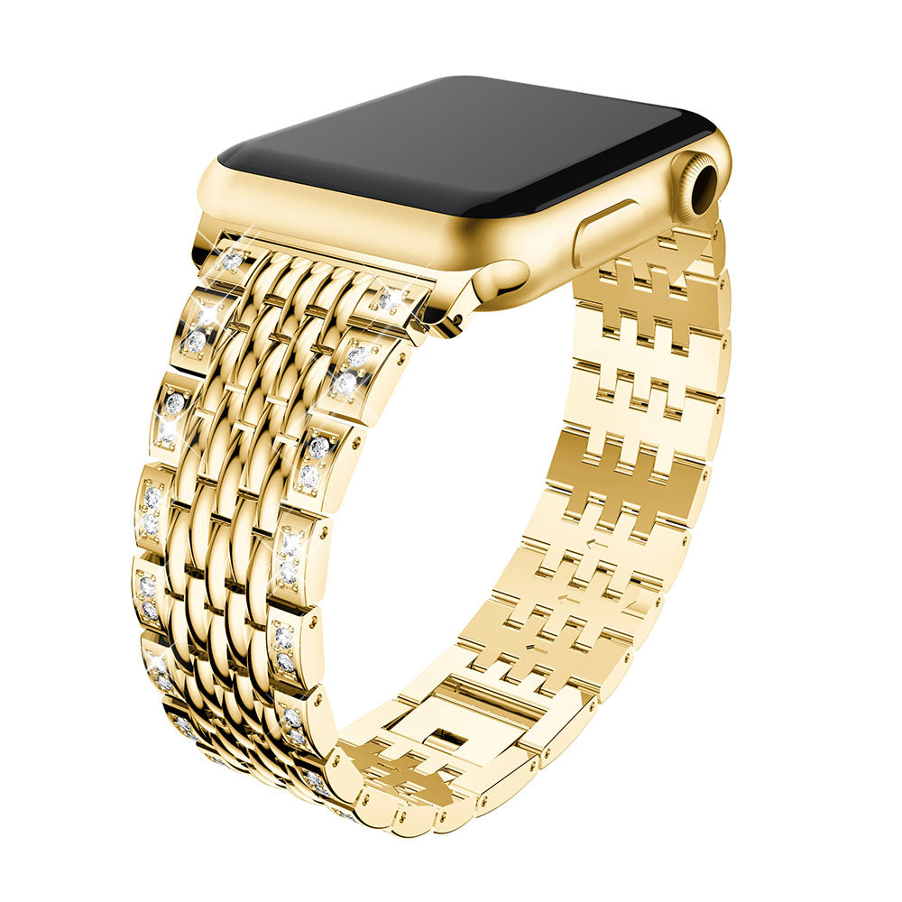 Alloy Metal Strap with Rhinestones for Apple Watch