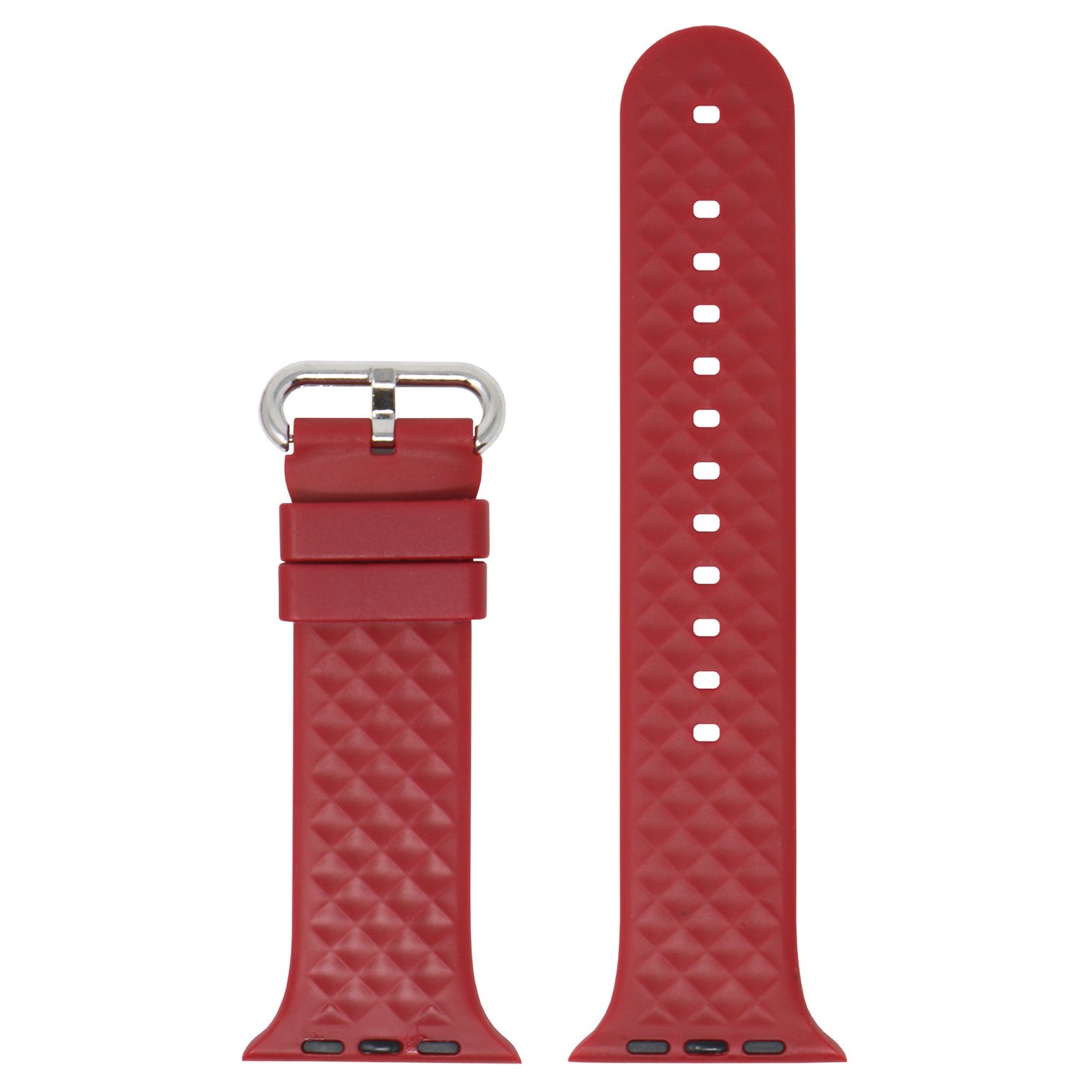 Rubber Waffle Grooved Strap for Apple Watch