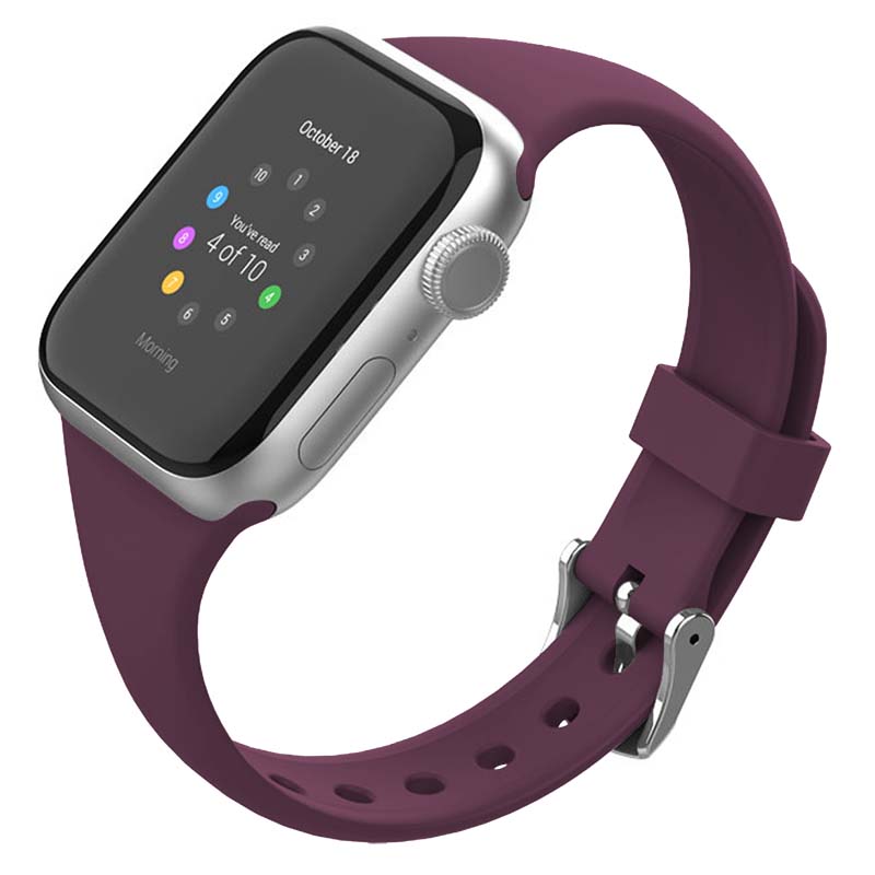 Slim Rubber Strap for Apple Watch