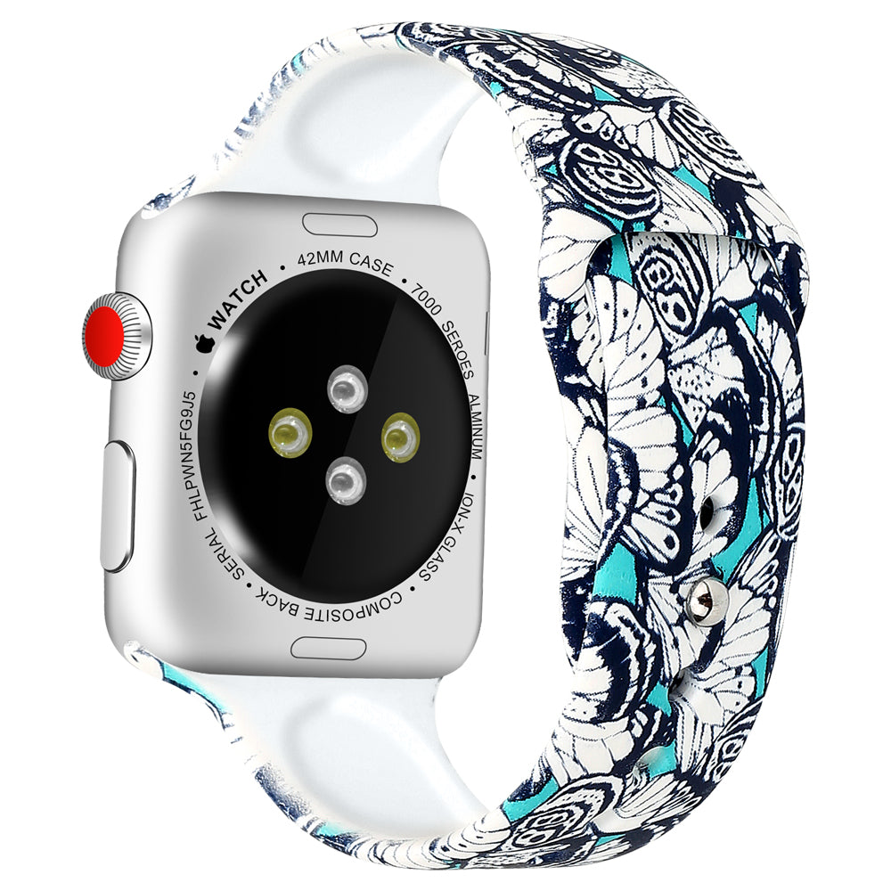 Rubber Strap with Patterns for Apple Watch
