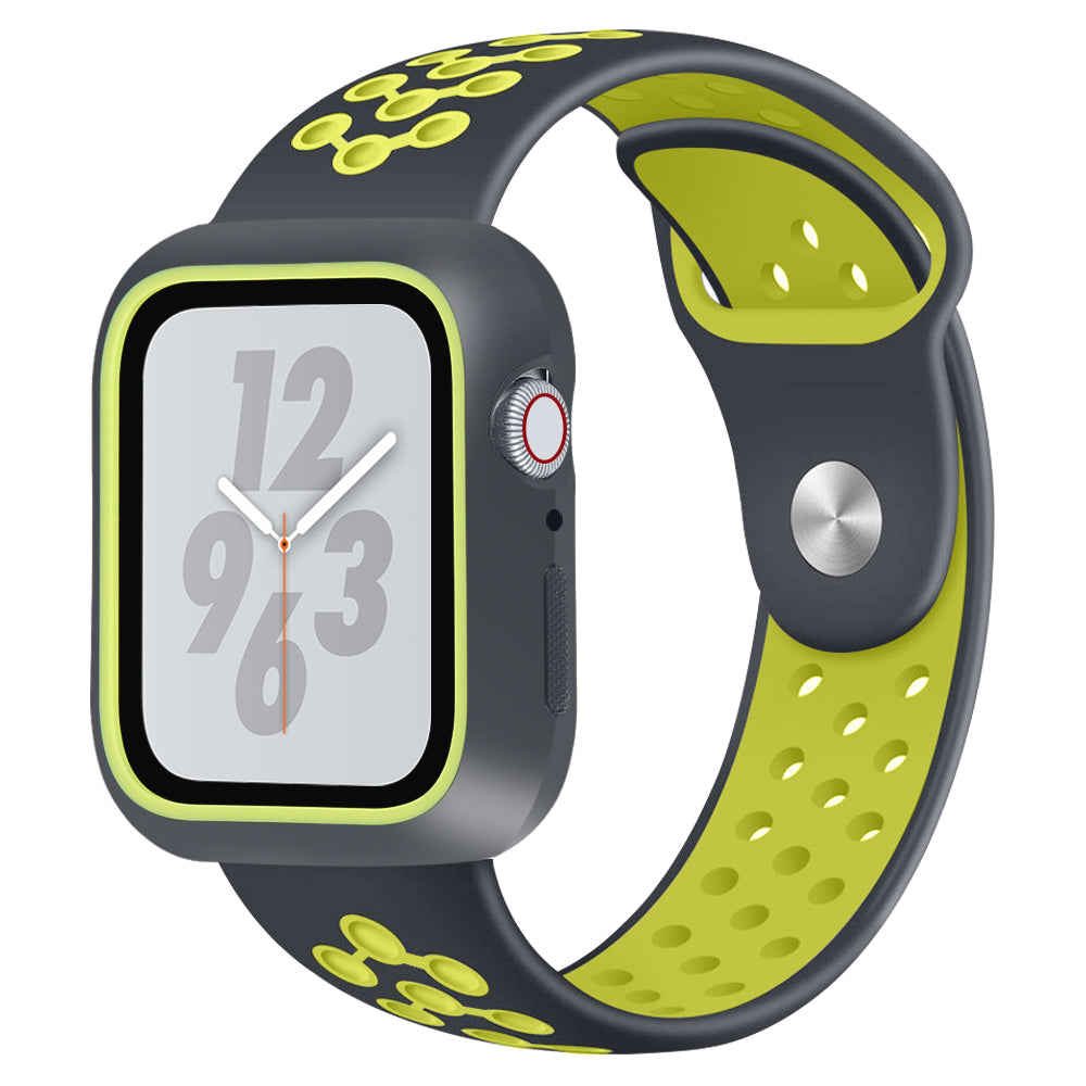 Rubber Strap with Case Protector for Apple Watch