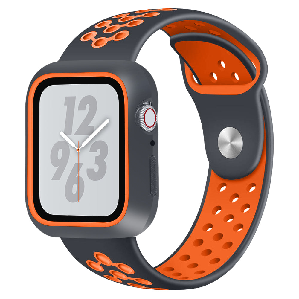 Rubber Strap with Case Protector for Apple Watch