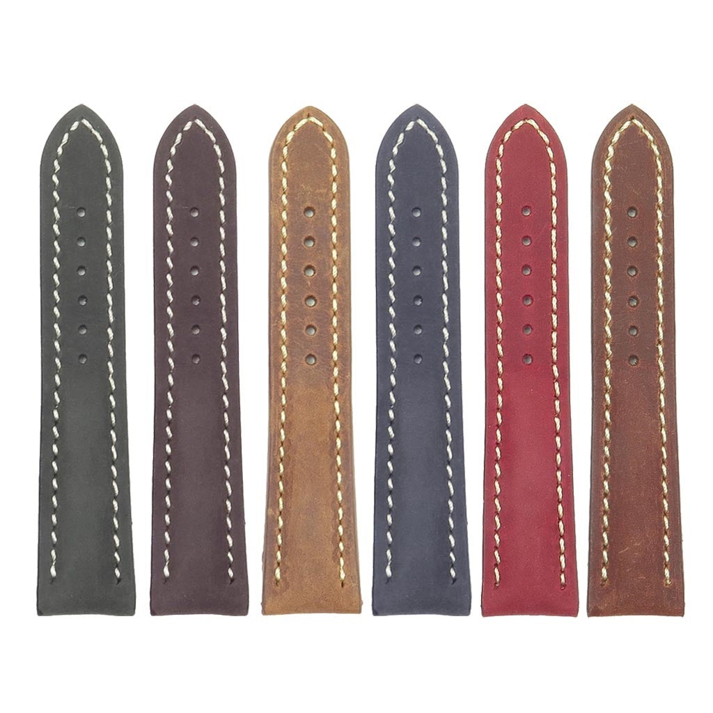 DASSARI Avant Distressed Italian Leather Strap