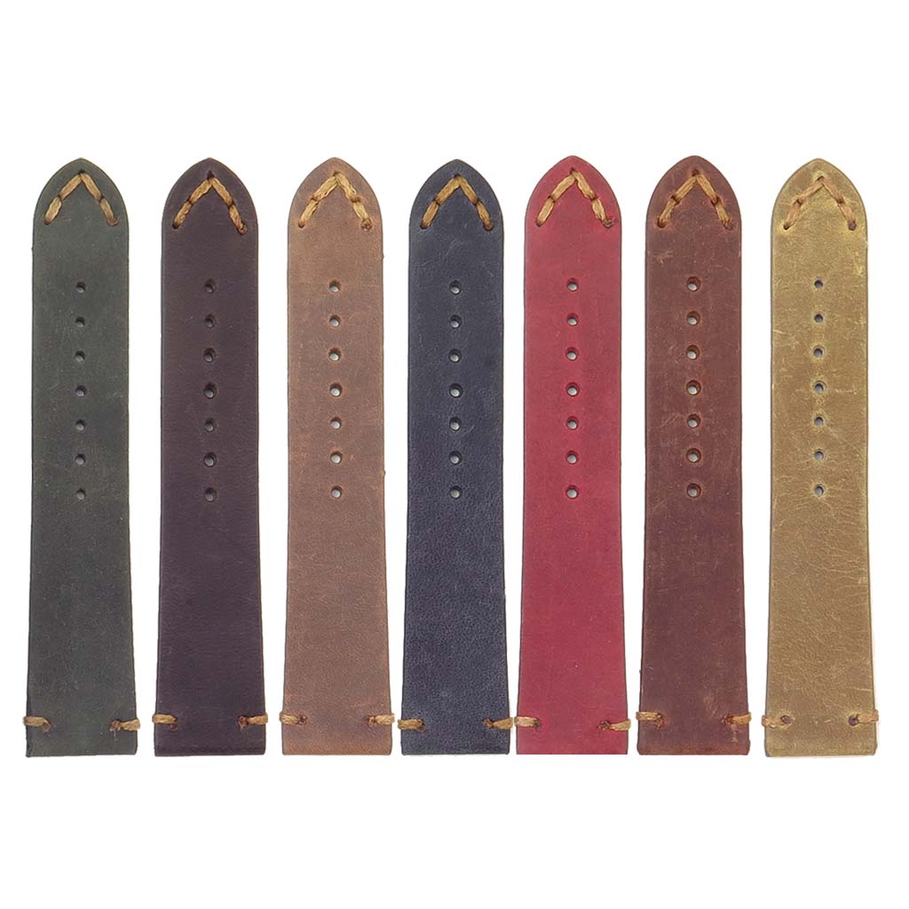 DASSARI Tribute Vintage Italian Leather Watch Strap