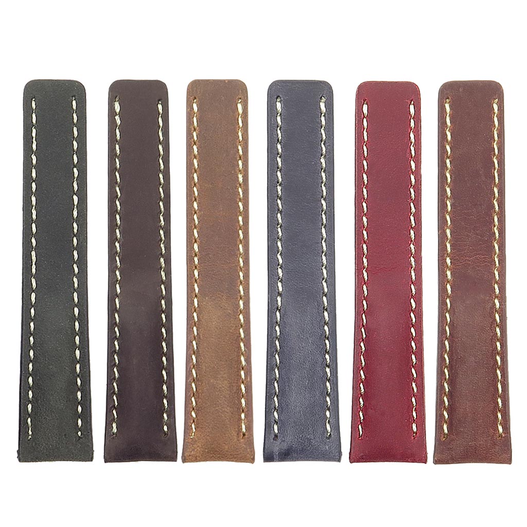 DASSARI Venture Distressed Leather Band for Breitling