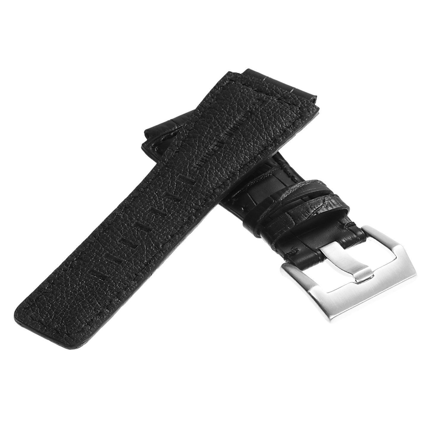 DASSARI Croc Embossed Leather Strap for Bell & Ross
