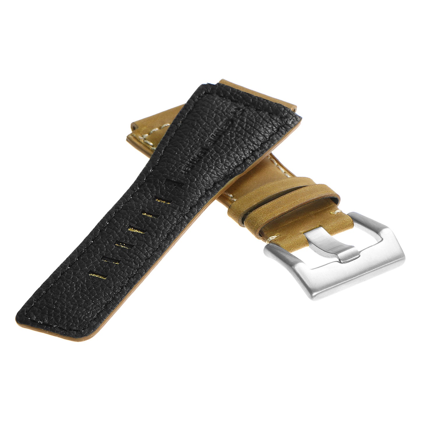 DASSARI Vintage Leather Strap for Bell & Ross