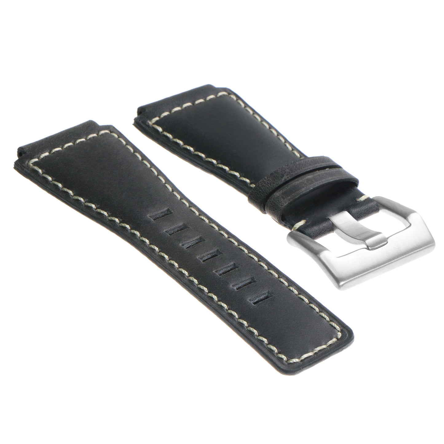 DASSARI Vintage Leather Strap for Bell & Ross