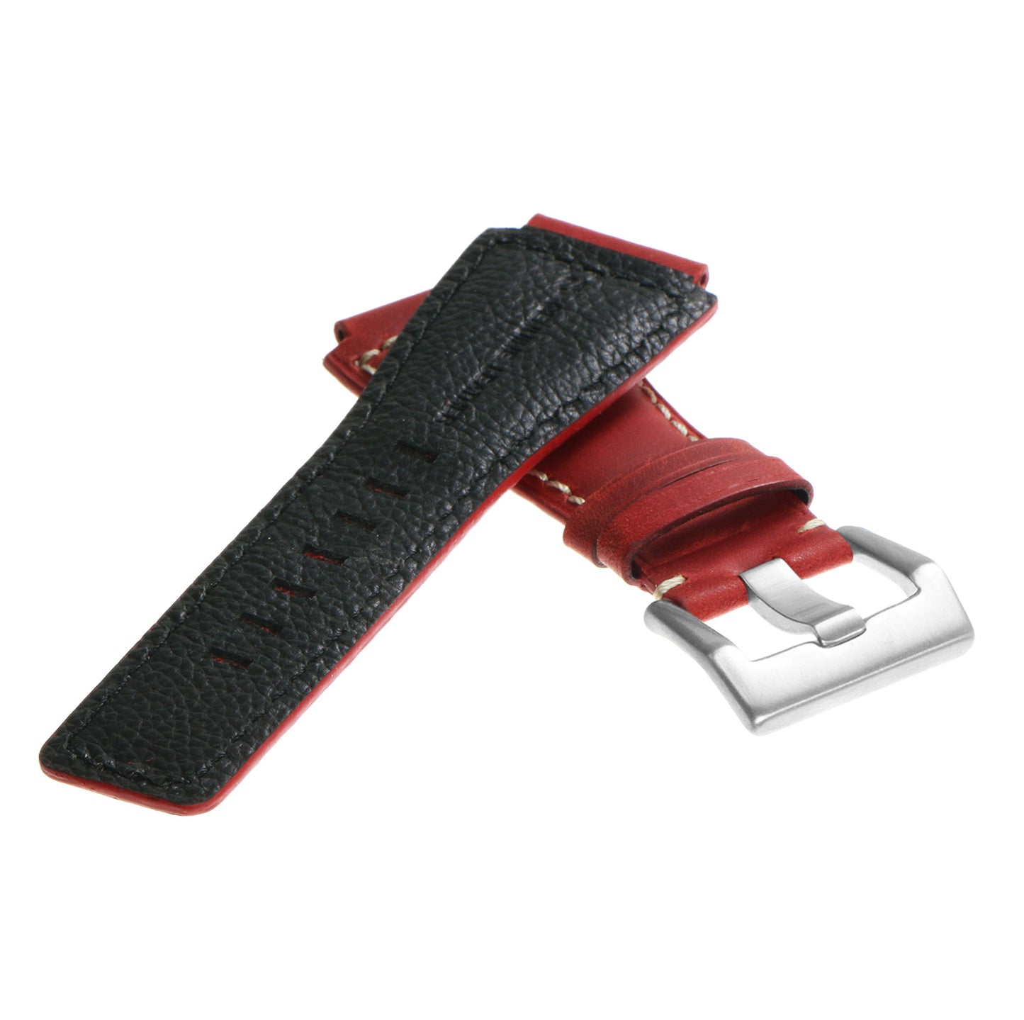 DASSARI Vintage Leather Strap for Bell & Ross