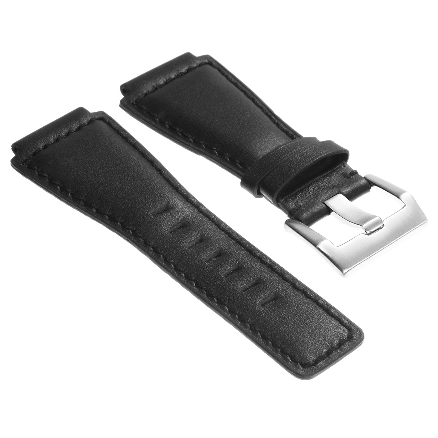 DASSARI Smooth Leather Strap for Bell & Ross
