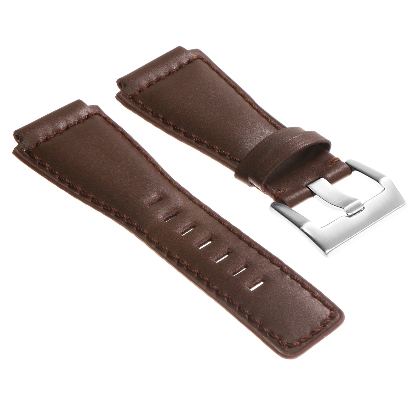 DASSARI Smooth Leather Strap for Bell & Ross