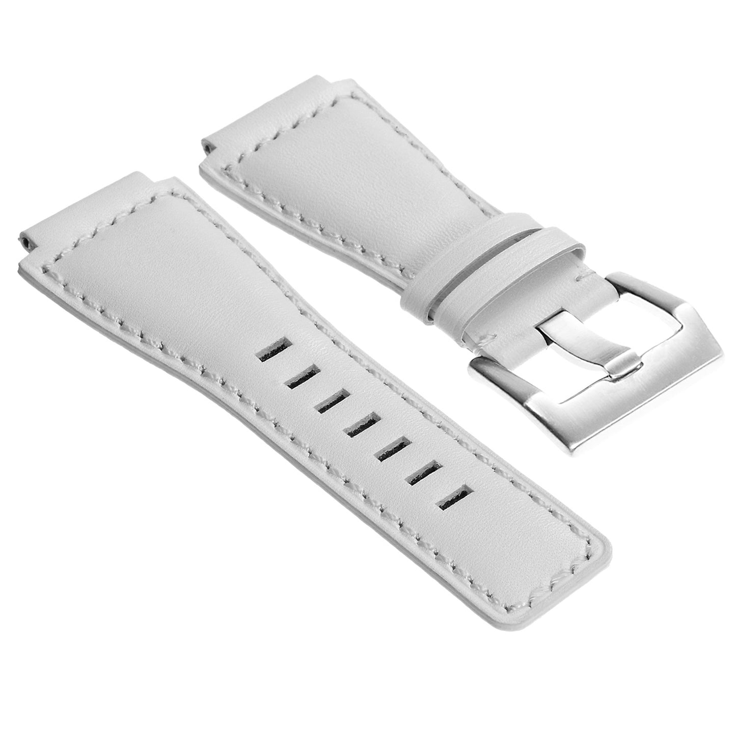 DASSARI Smooth Leather Strap for Bell & Ross
