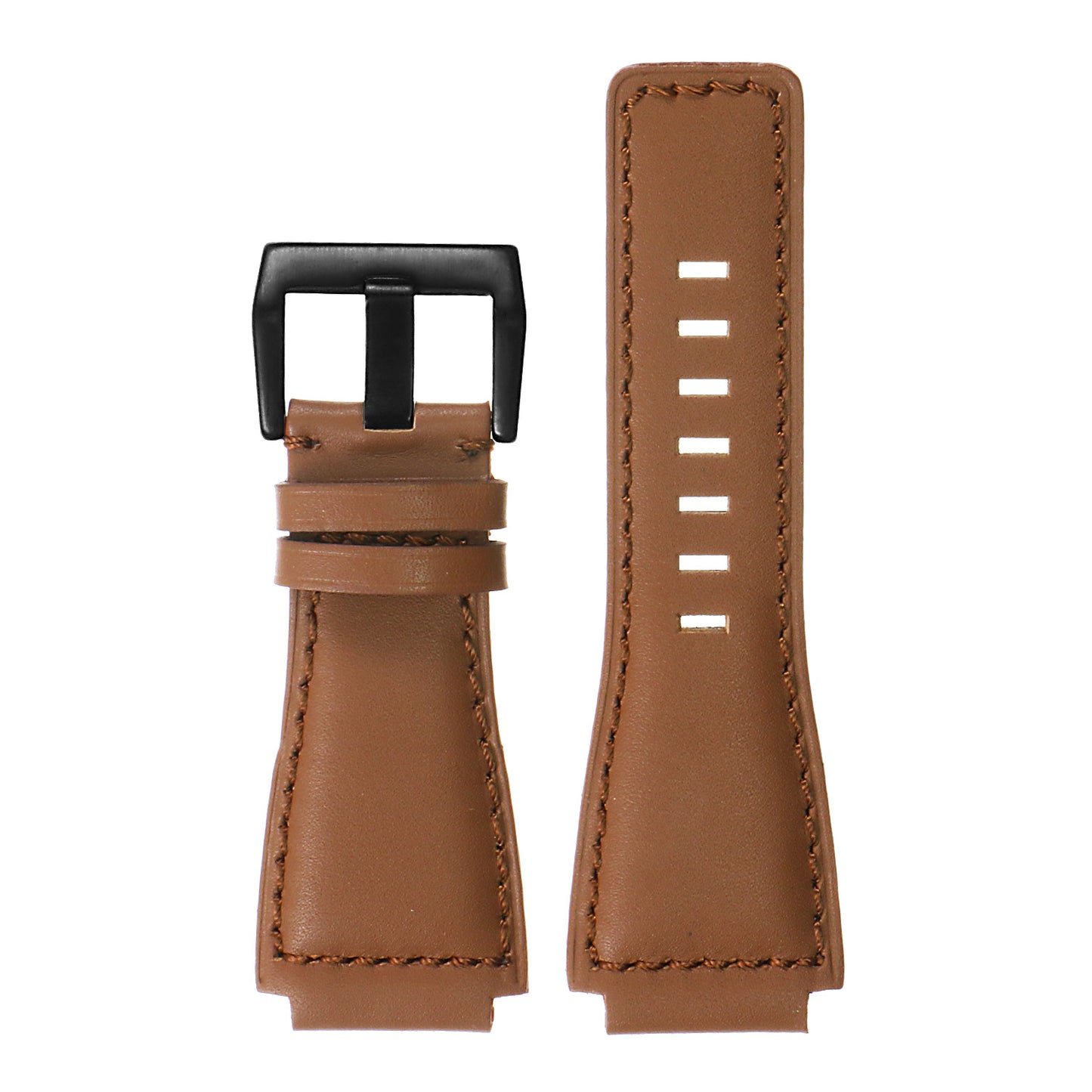 Store Sample - DASSARI Smooth Leather Strap for Bell & Ross (NO BUCKLE)