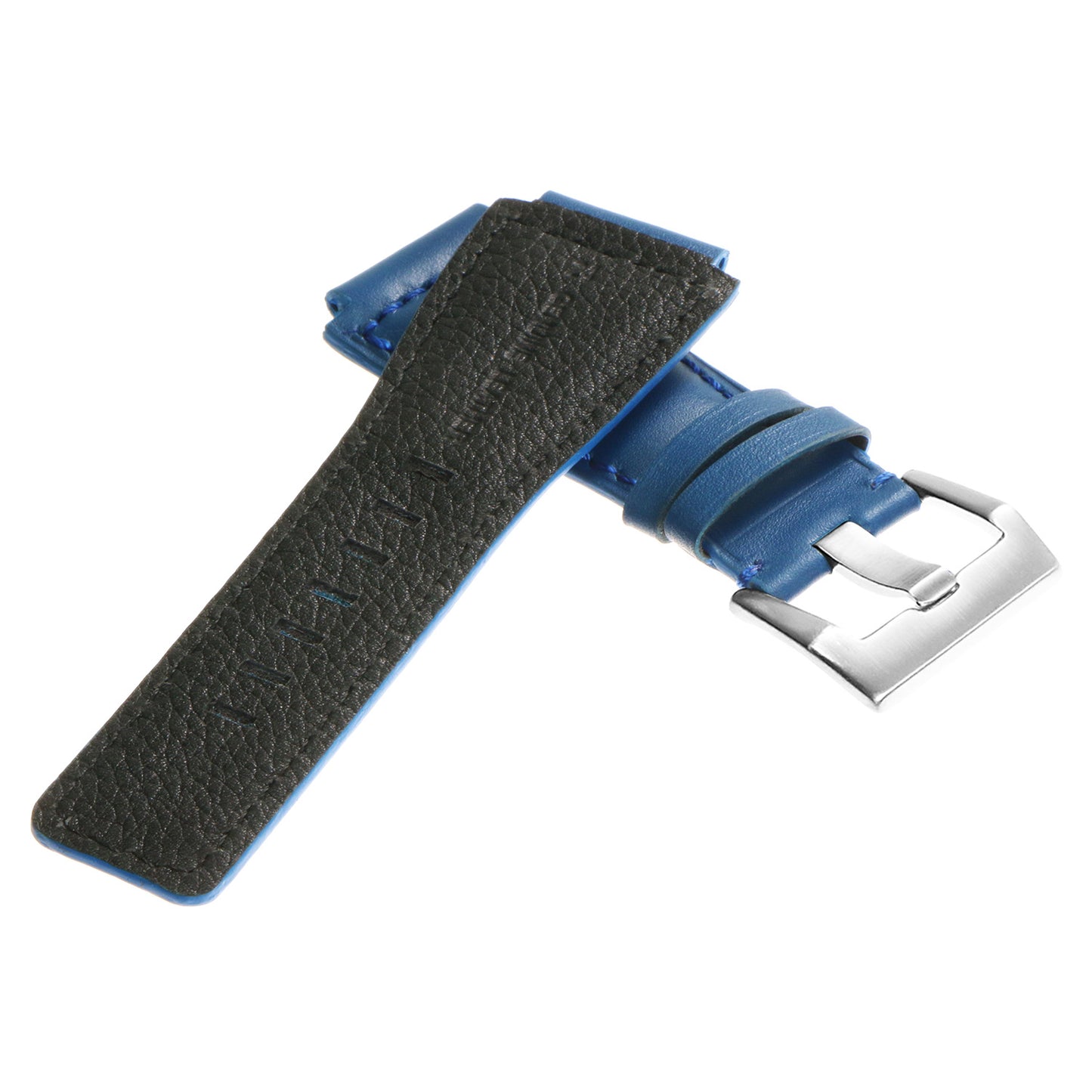 DASSARI Smooth Leather Strap for Bell & Ross