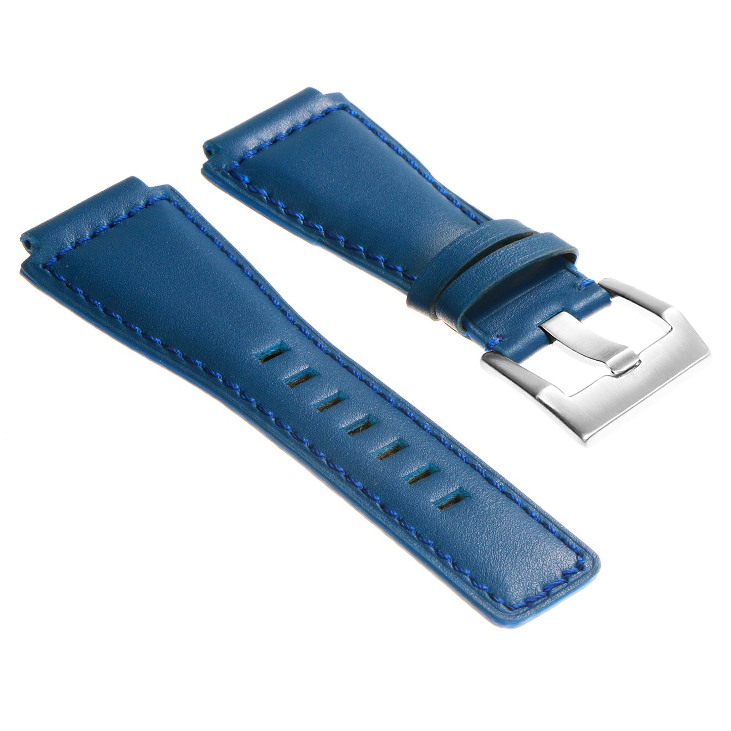 DASSARI Smooth Leather Strap for Bell & Ross