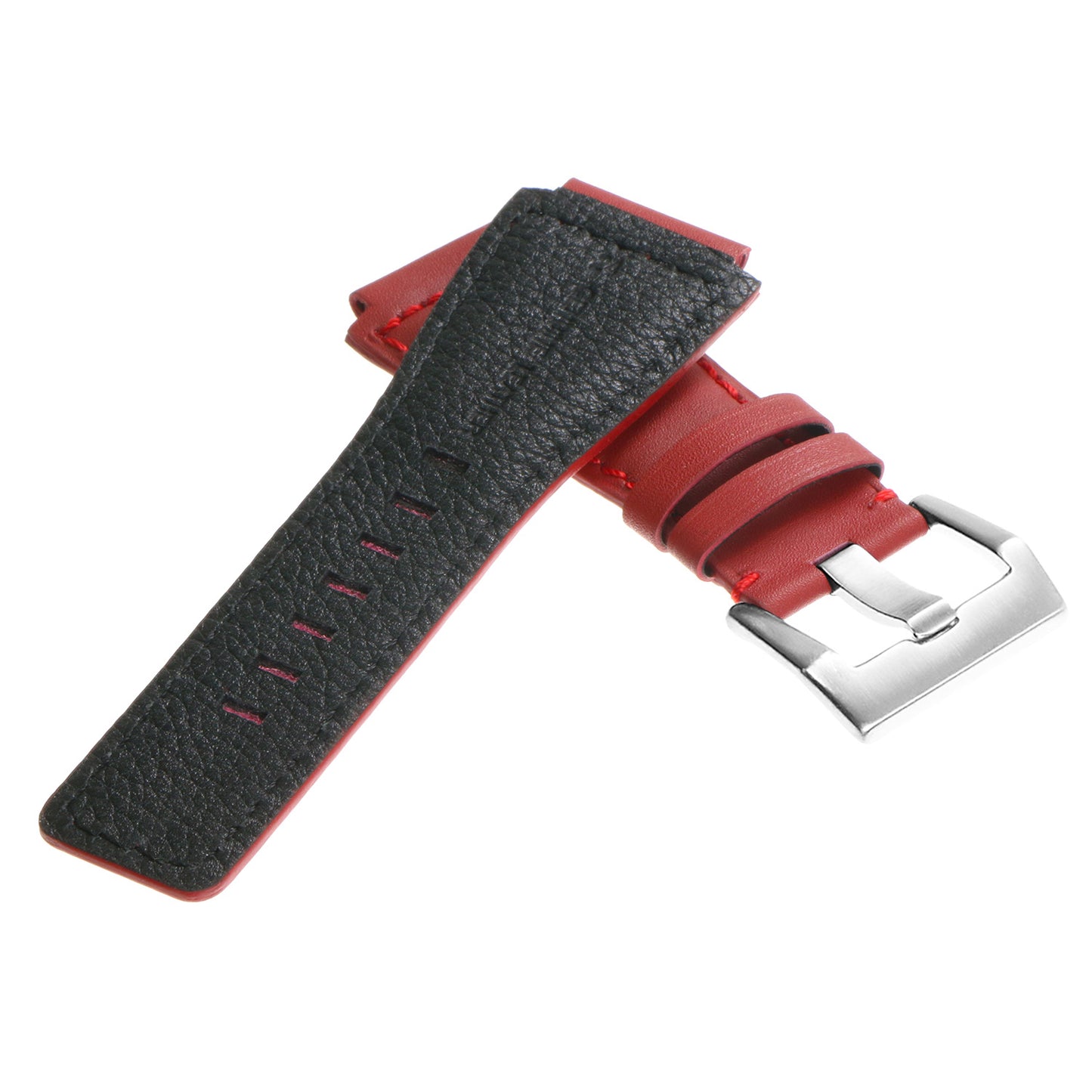 DASSARI Smooth Leather Strap for Bell & Ross