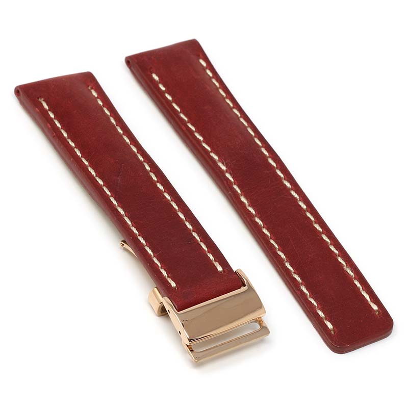 DASSARI Venture Distressed Leather Band for Breitling