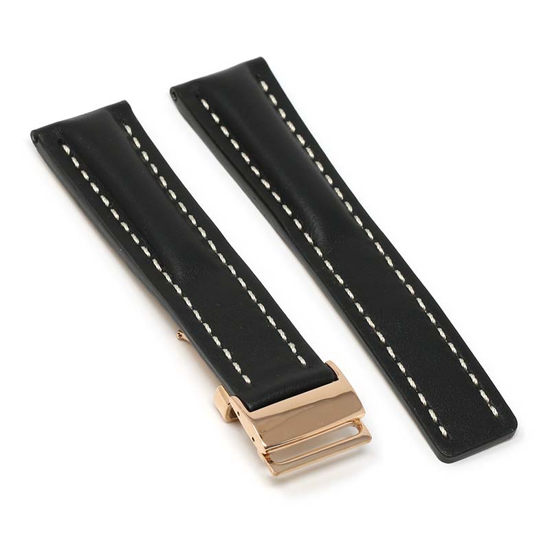 DASSARI Capital Smooth Italian Leather Strap