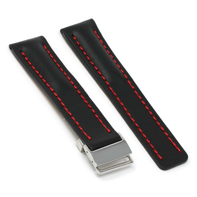 DASSARI Capital Smooth Italian Leather Strap