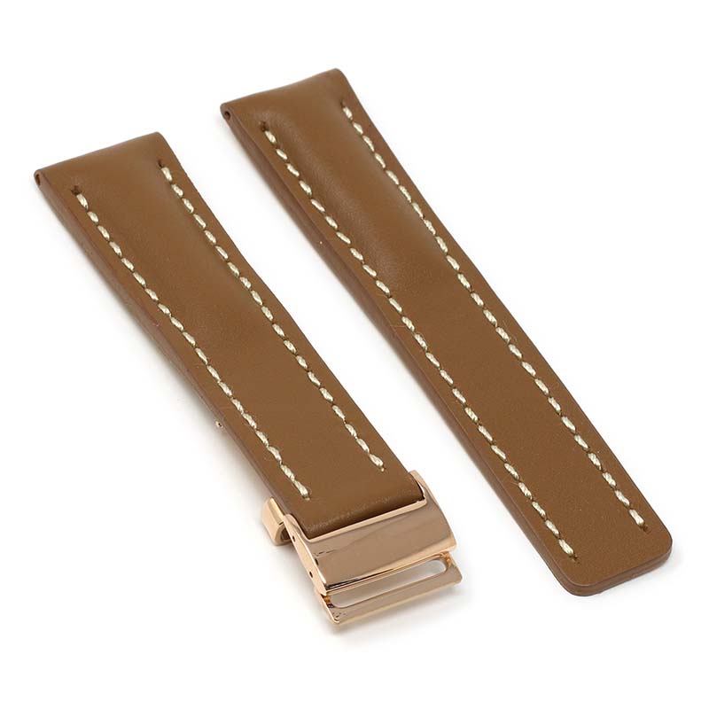 DASSARI Capital Smooth Italian Leather Strap