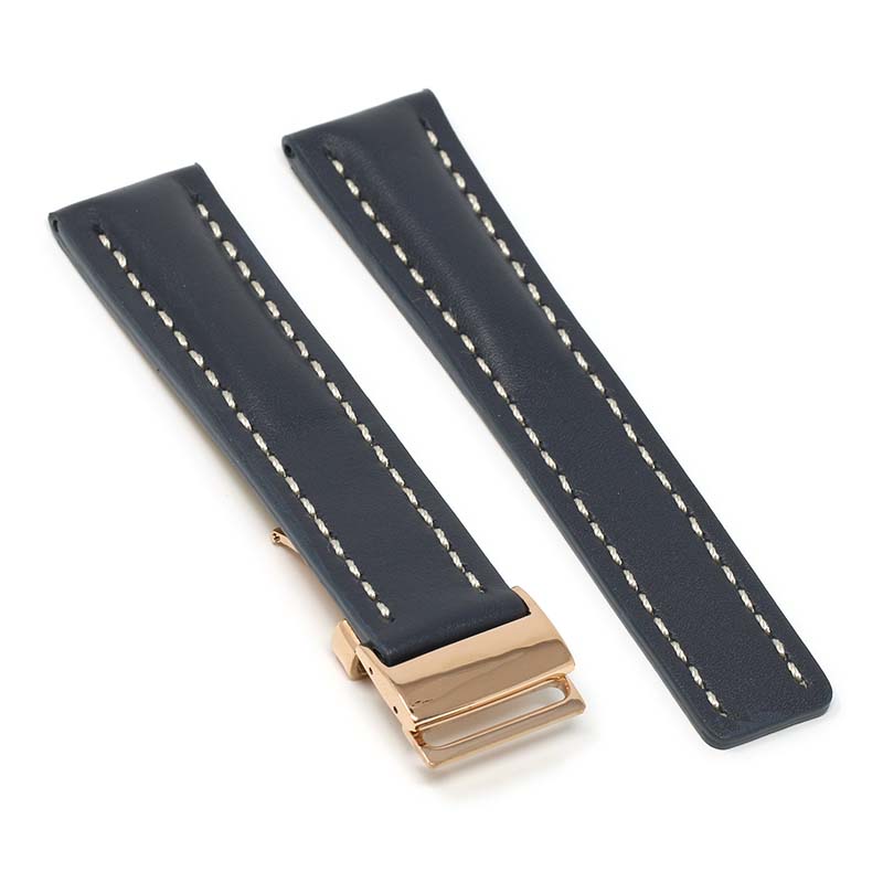 DASSARI Capital Smooth Italian Leather Strap