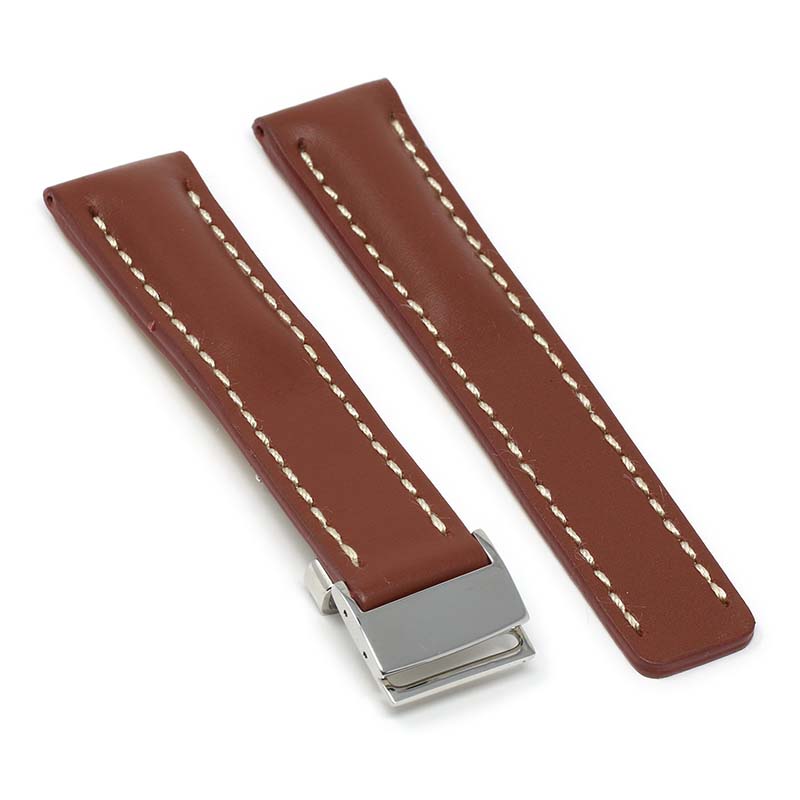 DASSARI Capital Smooth Italian Leather Strap