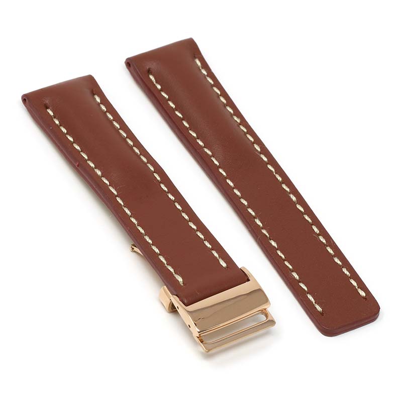 DASSARI Capital Smooth Italian Leather Strap