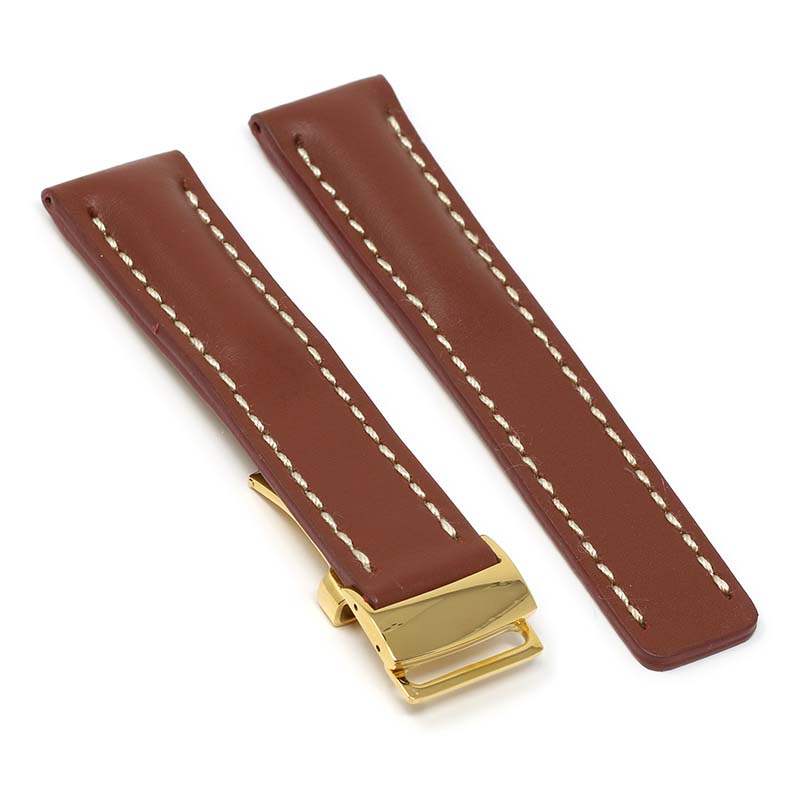 DASSARI Capital Smooth Italian Leather Strap