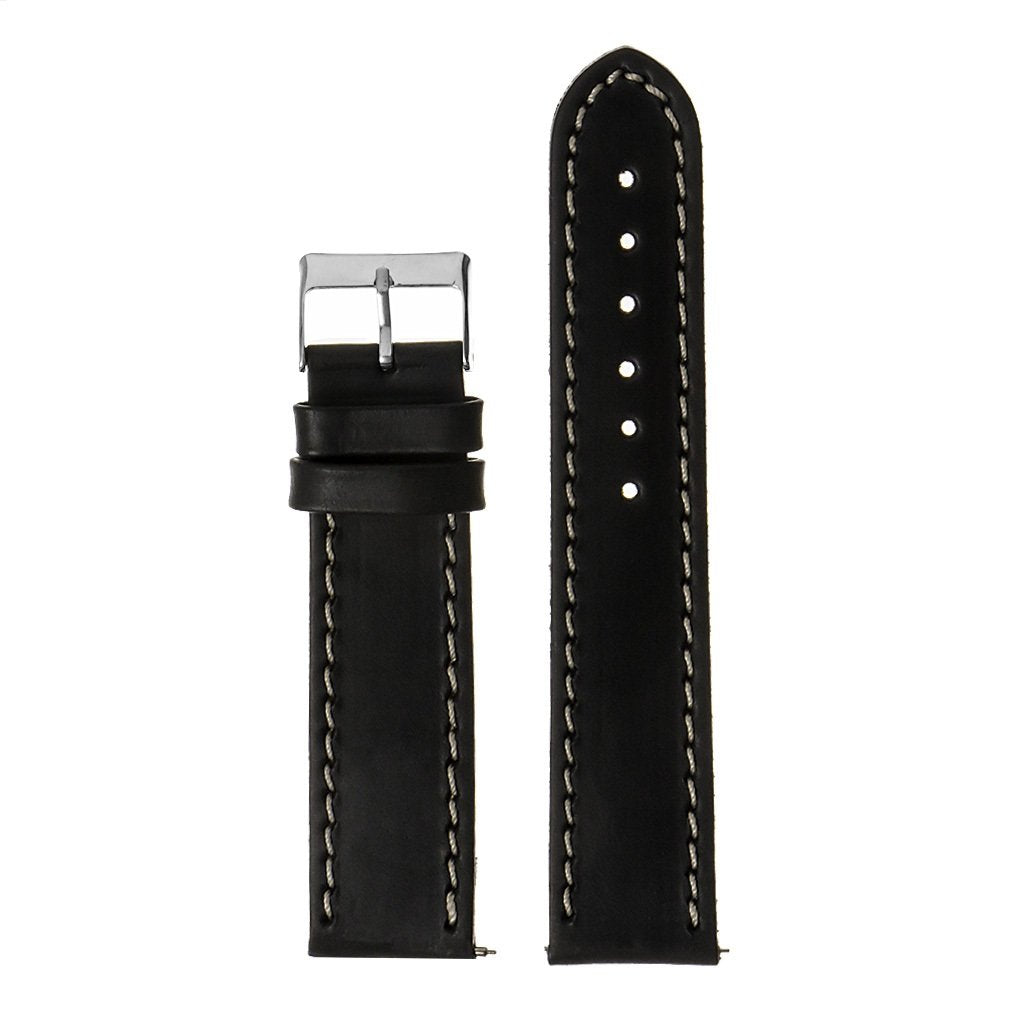 Vintage Top Grain Leather Watch Strap, Short Length