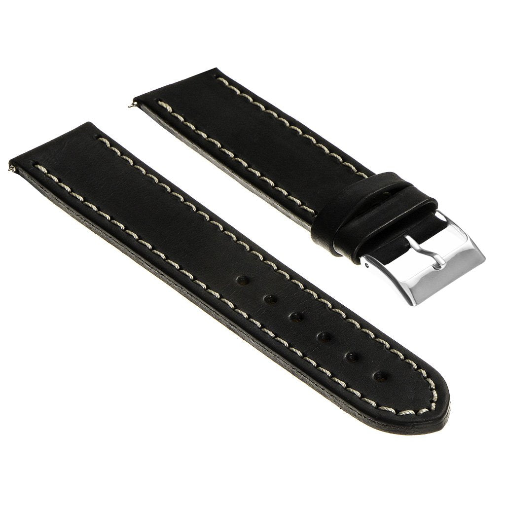 Vintage Top Grain Leather Watch Strap, Short Length