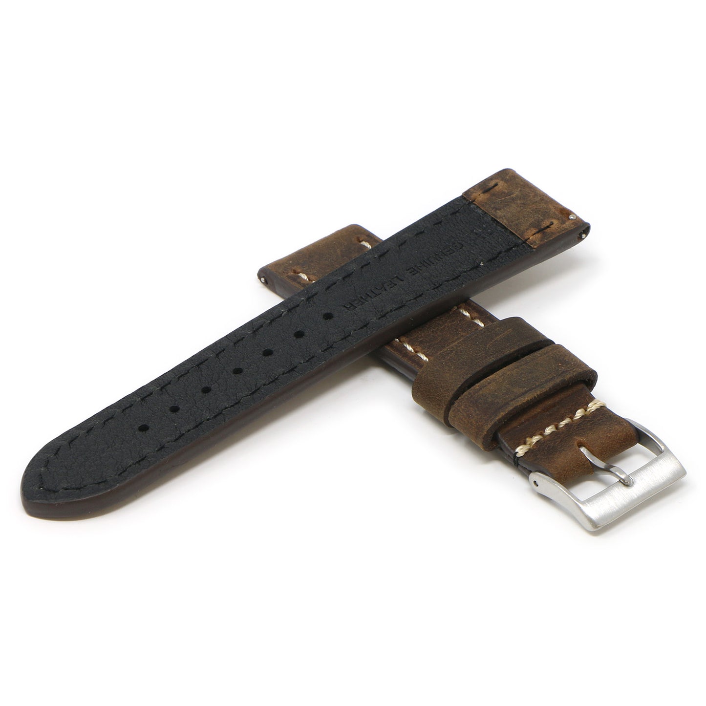 Vintage Leather Strap (Short, Standard, Extra Long) for Suunto 9