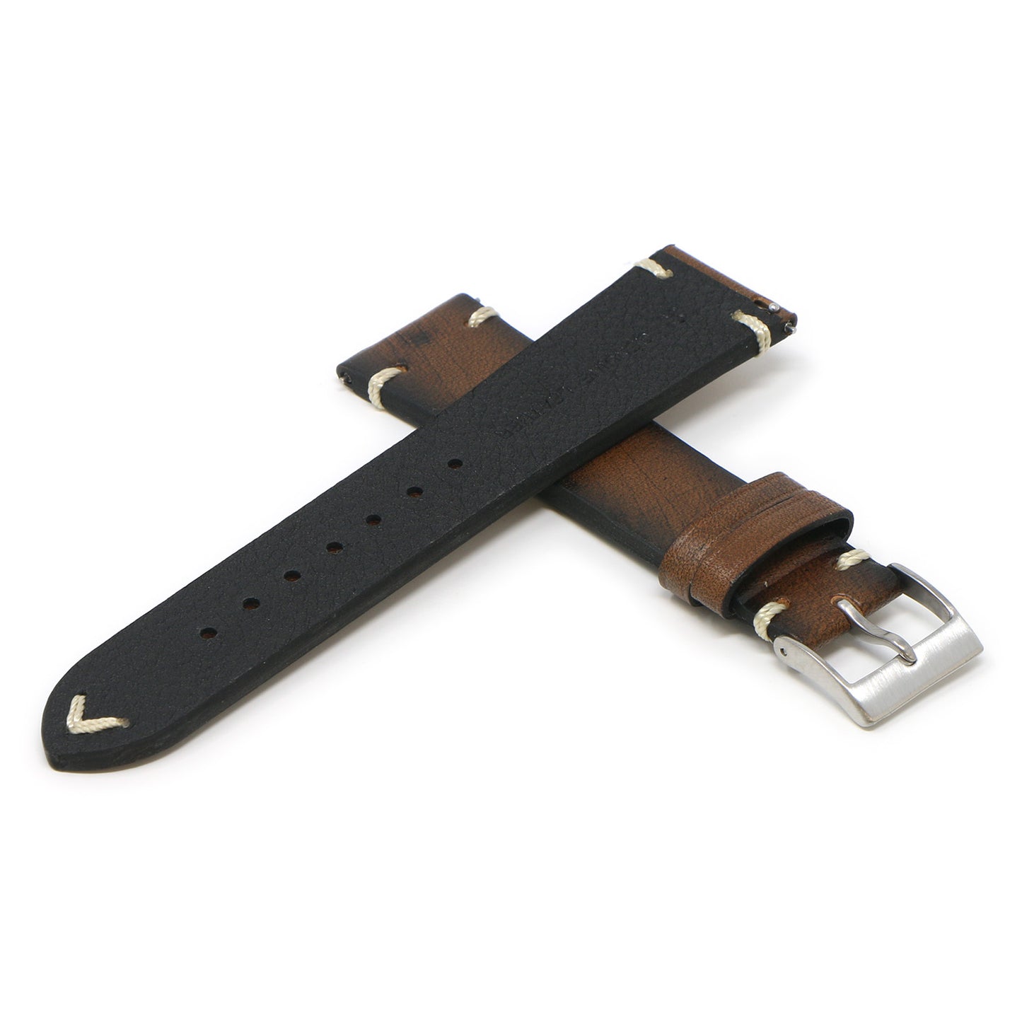 DASSARI Kingwood II Premium Vintage Leather Strap for Suunto 7