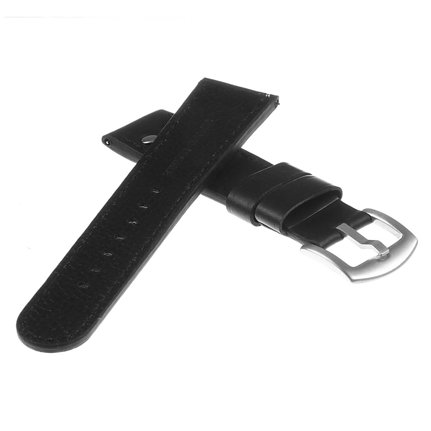 Dassari Leather Pilot Watch Strap with Rivets