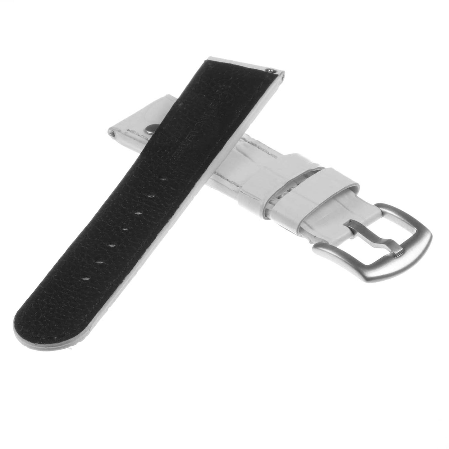 DASSARI Croc Embossed Leather Pilot Strap for Fossil Gen 4 Smartwatch