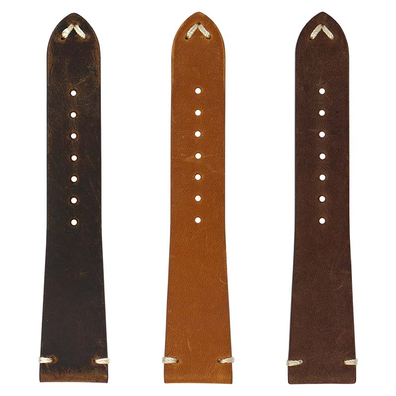 DASSARI Distressed Leather Strap for Fitbit Sense
