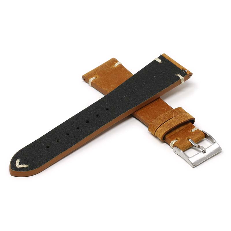 DASSARI Distressed Leather Strap for Fitbit Sense