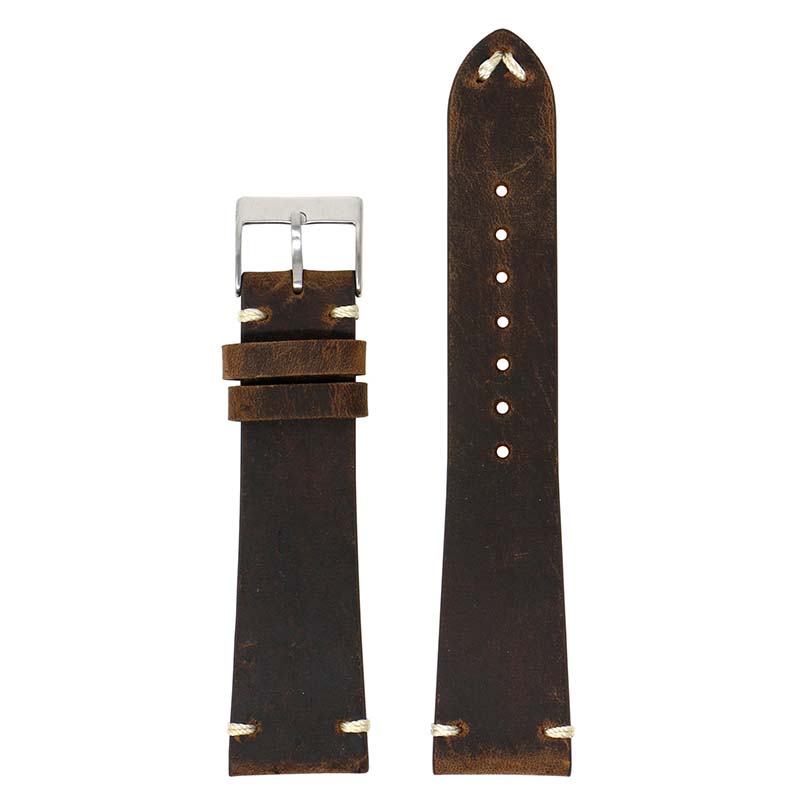 DASSARI Distressed Leather Strap for Fitbit Sense