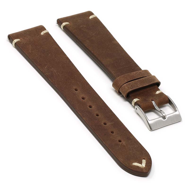 DASSARI Distressed Leather Strap for Fitbit Sense